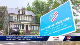 Fires at 2 rabbis' homes, Jewish centers possible hate crimes, police say