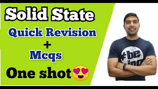 Solid State | Quick Revision with Mcqs | One Shot | By TUC | Nikhil sir