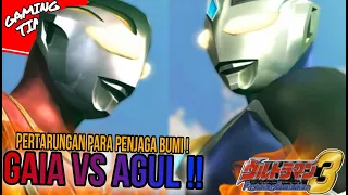 PERTARUNGAN PARA PENJAGA BUMI ! ULTRAMAN GAIA VS  AGUL ! Ultraman Fighting Evolution 3 [ PS2 ]