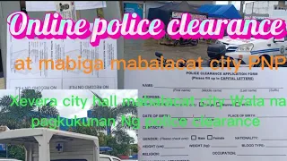 wala na pag kukunan Ng police clearance sa xevera mabalacat city Pampanga dito na sa mabiga PNP