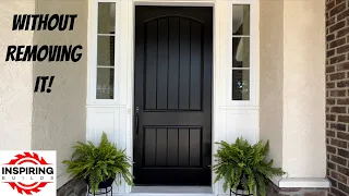 How to Paint Your Front Door Black