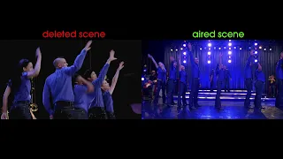 Somebody To Love (Deleted Scenes Comparision) — Glee 10 Years