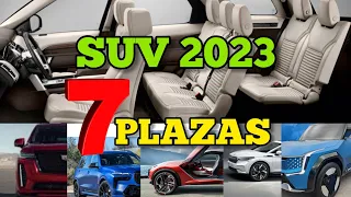 Los SUV. 7 Plazas 2023/2024 más esperados✔️los mejores Suv 3 filas de asientos q se estrenan en 2023