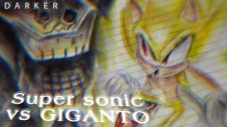 [Sonic Frontiers]Super Sonic Vs GIGANTO|Speedpaint