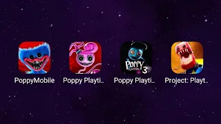 Poppy Playtime Chapter 1 VS Poppy Playtime Chapter 2 VS Poppy Playtime Chapter 3 VS ProjectPlaytime3