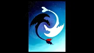 Toothless & The Lightfury ~ How To Train Your Dragon 3 [Speed Art]