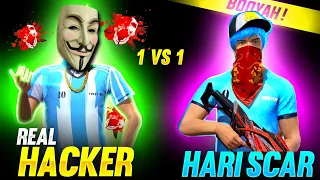 😡 Hindi ****** Vs Hariscar 1 vs 1 Op Gameplay 🔥 999+ Today Game Not Open New Update // FreeFire