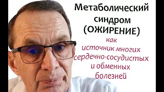 Метаболический синдром (ожирение), как источник сердечно-сосудистых и обменных заболеваний. Для ВСЕХ