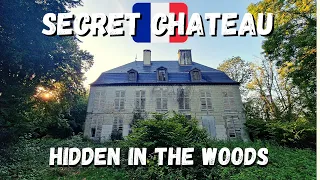 Secret Chateau Hidden in the Woods , Frozen in Time ⏳