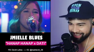 JMIELLE BLUES "HANAP HANAP x DATI" live ShowTime - SINGER HONEST REACTION