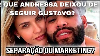 Separação? Andressa suita deixa de seguir Gusttavo Lima n