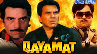 Qayamat 1983 Full Action Movie Review | Dharmendra | Shatrughan Sinha | Smita Patil | Poonam Dhillon