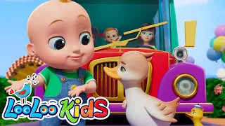 Wheels on The Bus - Fun Songs for Toddlers - Nursery Rhymes & Baby Songs - Songs For Kids!
