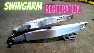 Swingarm Restoration Honda CR 125 Episode 4