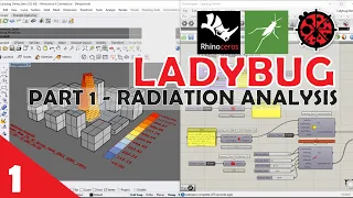 1 Grasshopper Ladybug  - Quick Setup and Solar Radiation Analysis