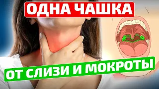 Вот как быстро ИЗБАВИТЬСЯ от МОКРОТЫ и СЛИЗИ в груди и легких!