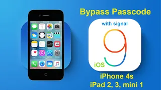 Bypass Passcode iPhone 4s iOS 9.x with sim | ATUnlock