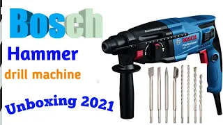 bosch profational  hammer drill machine... Unboxing 2021