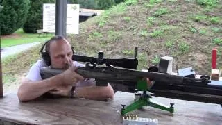 "Weltneuheit!?" Second test with Werle Sniper Garand cal..300 WSM