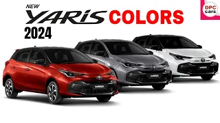 New 2024 Toyota YARIS Colors and Interior