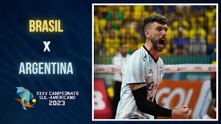 🏆 FINAL | Brazil vs. Argentina | HIGHLIGHTS | Men's Volleyball South American Championship 2023