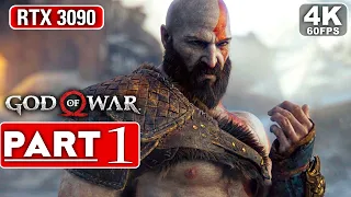 GOD OF WAR PC Gameplay Walkthrough Part 1 [4K 60FPS ULTRA RTX 3090] - No Commentary (FULL GAME)