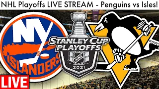 Pittsburgh Penguins vs New York Islanders Game 1 LIVE (Stream NHL Playoffs Stanley Cup Play By Play)