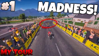MOUNTAIN MADNESS!!! - My Tour #1: Tour De France 2023 Game PS4/PS5 (TDF Gameplay)