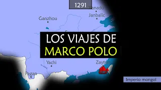 Los viajes de Marco Polo - Resumen con mapa