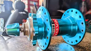 Novatec 2 Bearing Hub Opening হাবের ভিতর অস্ত্রোপচার