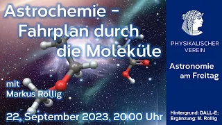 Astrochemie - Fahrplan durch die Moleküle