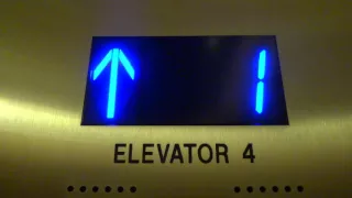 Modernized Otis Series M2 Traction Elevators at Four Seasons Hotel in Downtown Houston, TX.