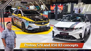 Proton S70 and X50 R3 concepts - one for the track, one for the road