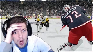 OUR EASHL GOALIE SCORED?! (NHL 18 CRAZY MOMENTS #1)