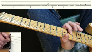 Aqualung - Jethro Tull - Isolated Guitar Solo Lesson - With Tabs