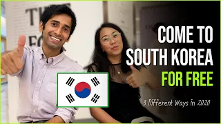 3 Ways How You Can Come To Korea For FREE  | Video Sponsored By Trazy