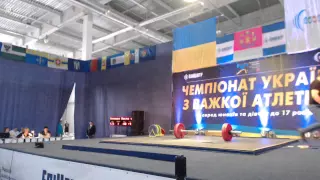 Чемпіонат України з важкої атлетики серед юнаків та дівчат до 17 років. В/к + 94 кг