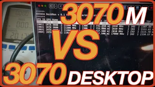 3070 Laptop VS 3070 Desktop | Сравнение реального потребления
