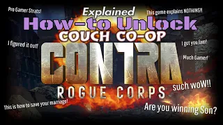 Contra Rogue Corps - How to Unlock all Co-op levels! Finally explained!
