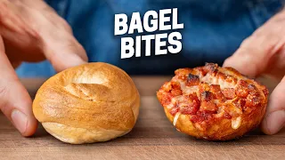 Chef Makes Pizza Bagels From Scratch