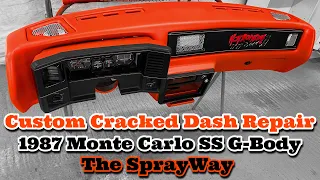 How To Repair A Cracked Dashboard STEP BY STEP Custom Fiberglass Monte Carlo SS G BODY Dash Restore