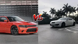 2.0t Genesis Coupe vs Charger 392