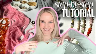 DIY Trendy Beaded Necklaces - Making jewelry for my Small Business