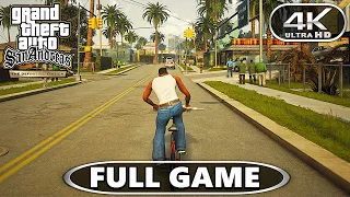 GTA San Andreas Definitive Edition Gameplay Walkthrough Part 1 - GTA San 4K 60FPS PC (FULL GAME)