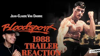 FIRST TIME WATCHING: 1988 BLOODSPORT TRAILER REACTION