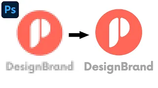 Convert A Low-Res Logo To High-Res In Photoshop (EASY!)