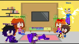 Gacha Club The Afton Family Reacts to Minecraft Steve Has UNLIMITED Power