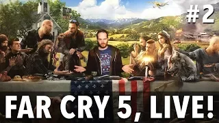 Let's Play Far Cry 5 part 2 - Live Far Cry 5 gameplay!