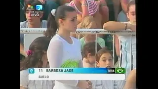 2006 South American Games (ODESUR) Women's EF - Jade Barbosa (BRA) FX (Argentina TV)