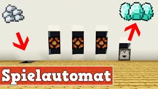 Wie baut man einen Spielautomaten in Minecraft | Minecraft Spielautomaten Bauen Deutsch